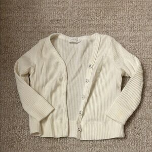 Jamie Kay baby girl ribbed cardigan sweater